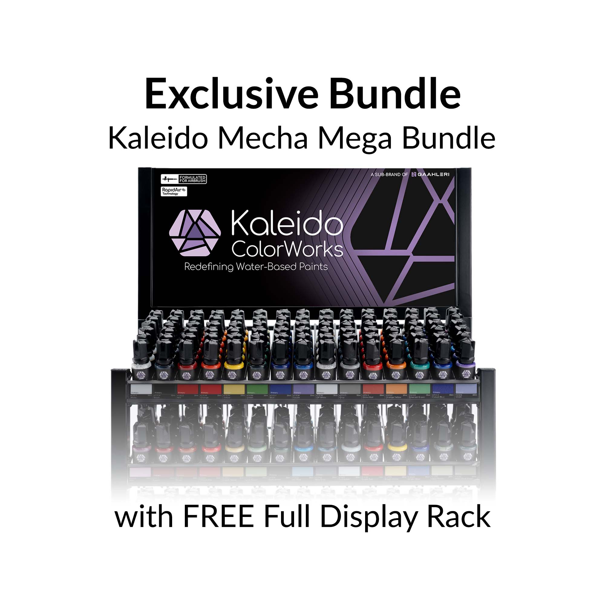 Kaleido Mecha Mega Bundle + Free Full Display Rack