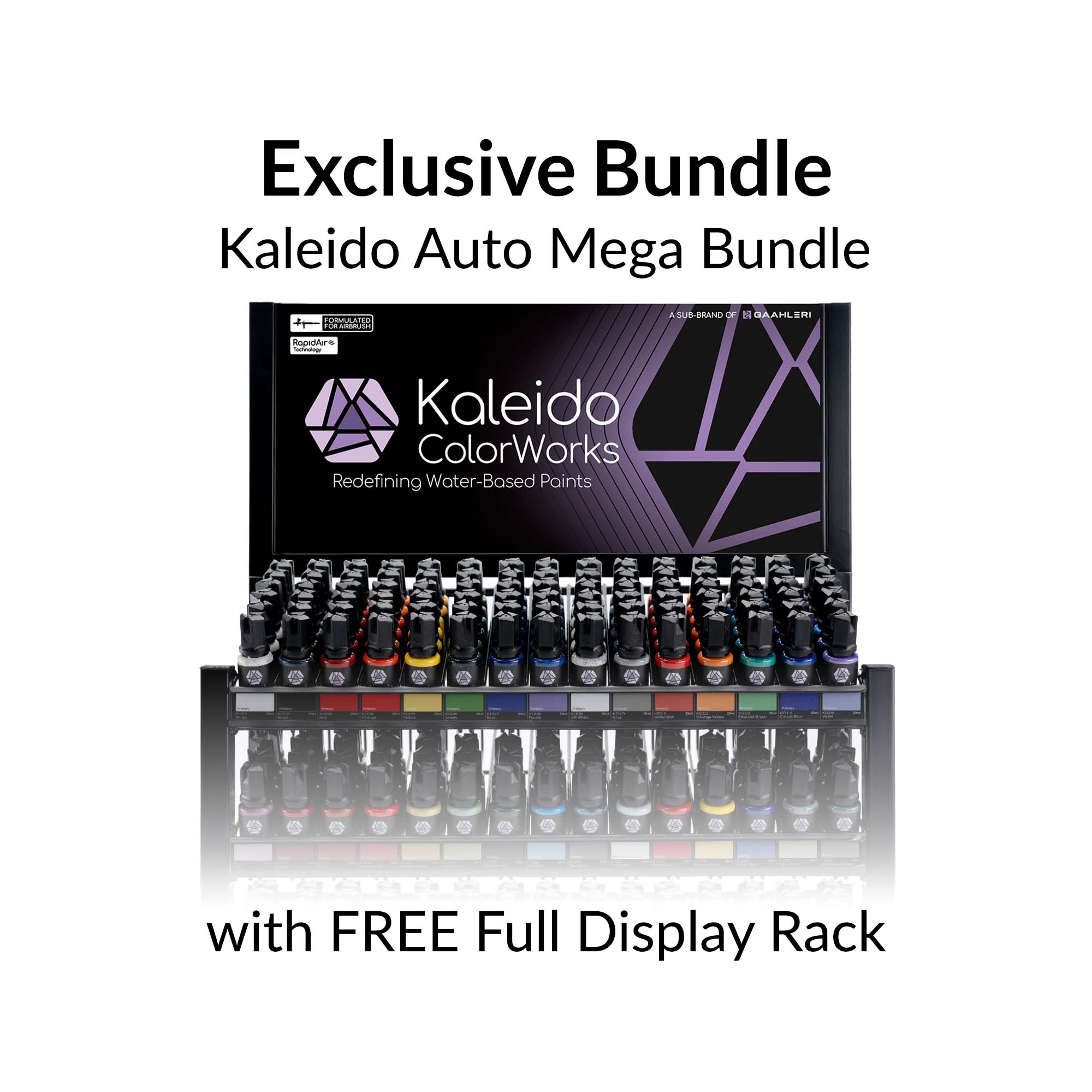 Kaleido Auto Mega Bundle + Free Full Display Rack