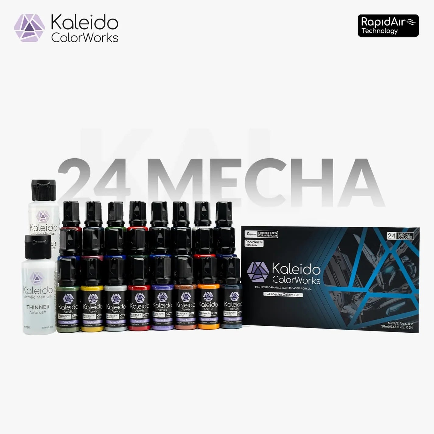 24 Mecha Colors Set