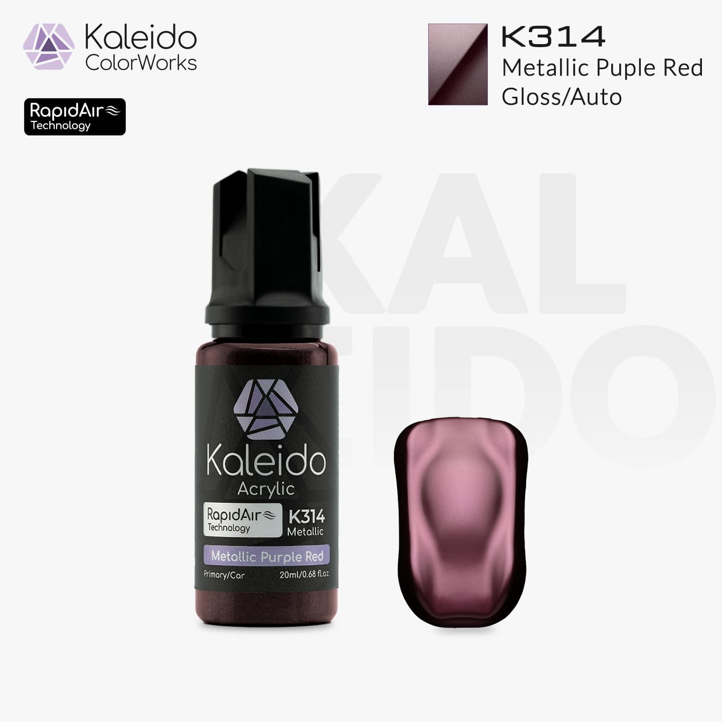 K314 メタリックパープルレッド 20ml