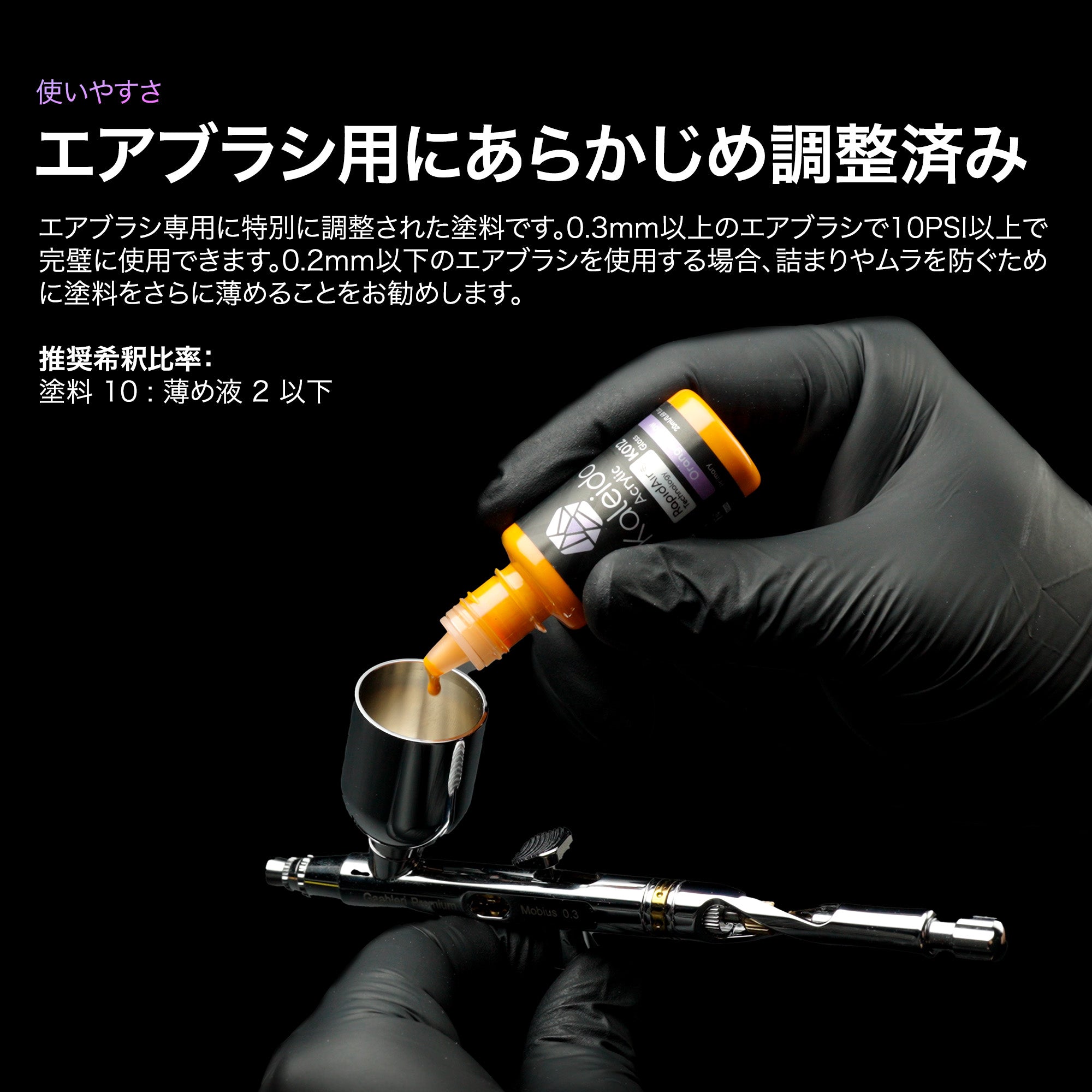 カレイドカラーワークス 水性塗料 メカカラー24色セット – Gaahleri Japan