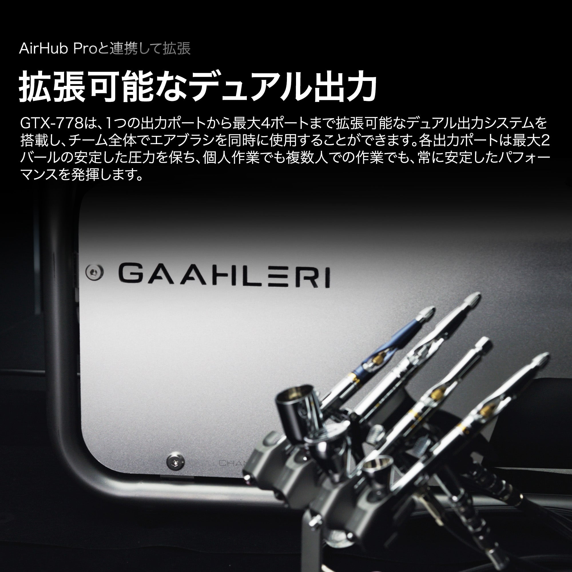 Gaahleri Apex Forceシリーズ GTX-778 超静音エアコンプレッサー