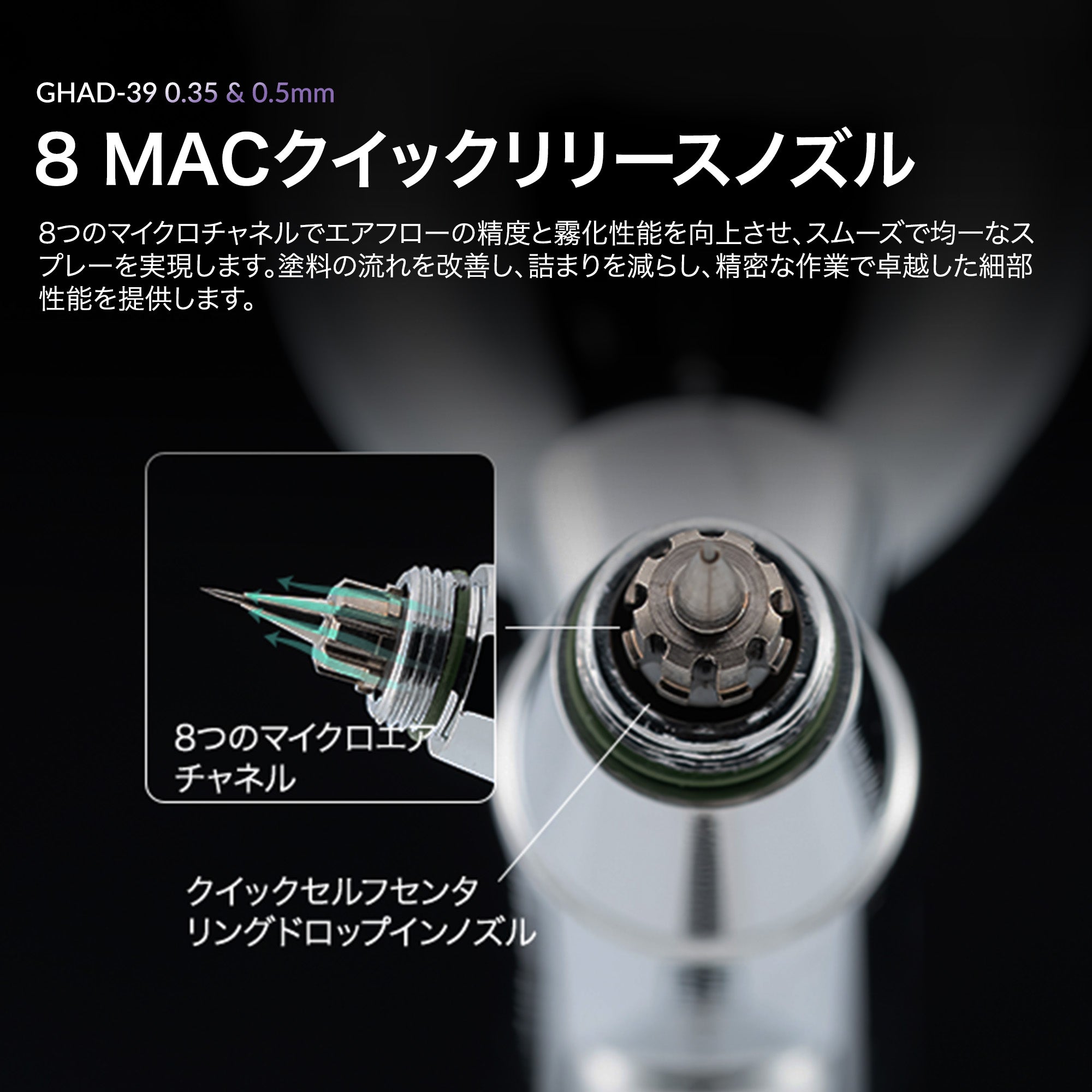 Gaahleri GHAD-39 アドバンスシリーズ エアブラシ – Gaahleri Japan