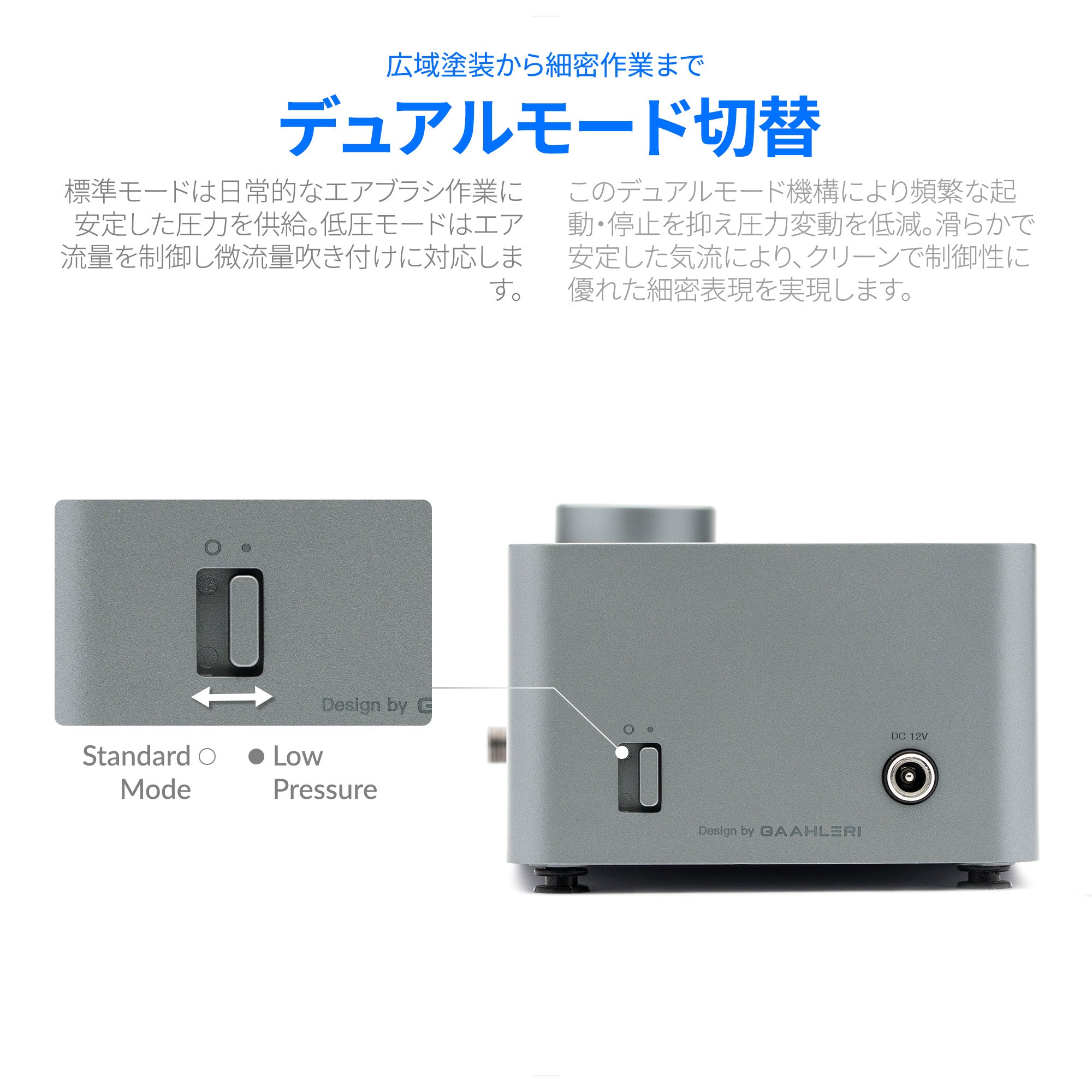 Gaahleri Ambitionシリーズ GTS-06 Serenairミニコンプレッサー