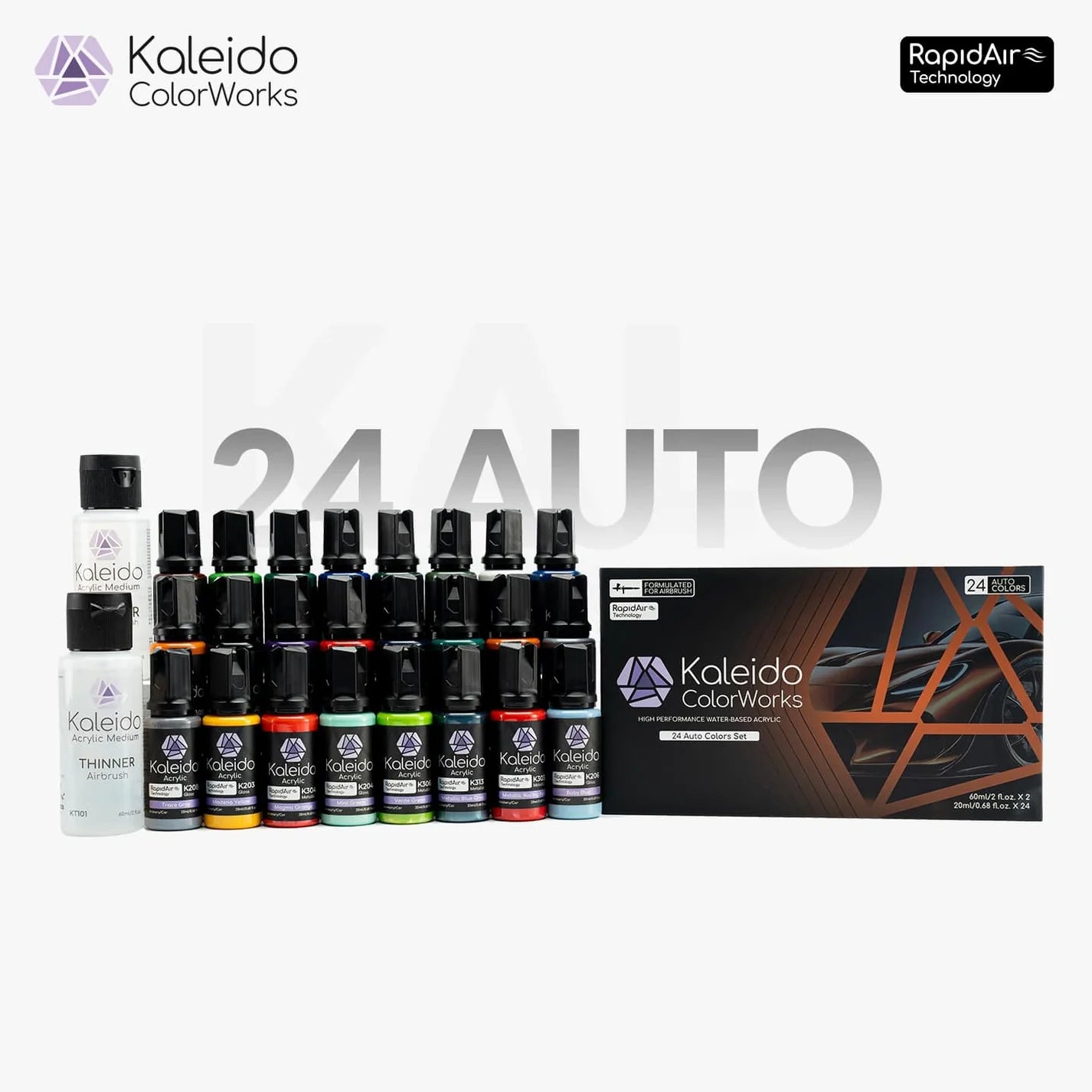24 Auto Colors Set