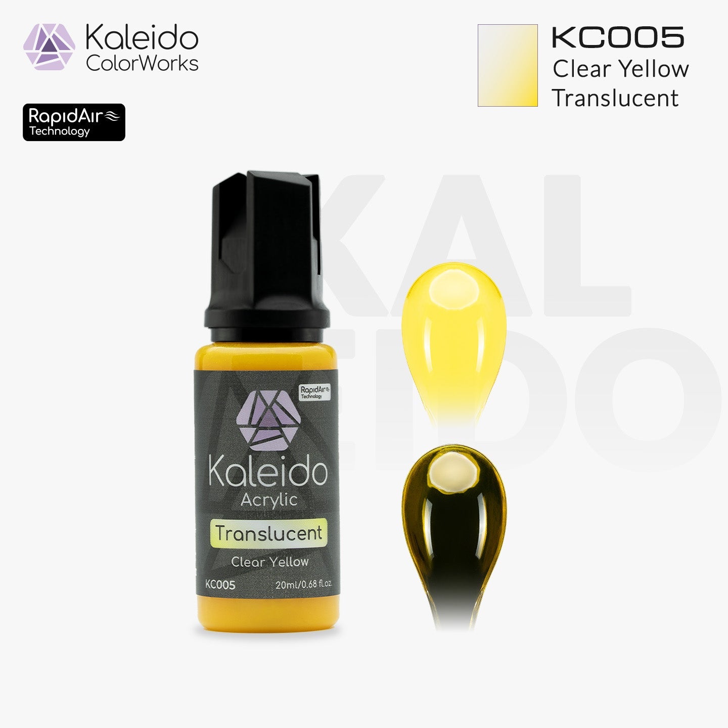 KC005 半透明イエロー 20ml