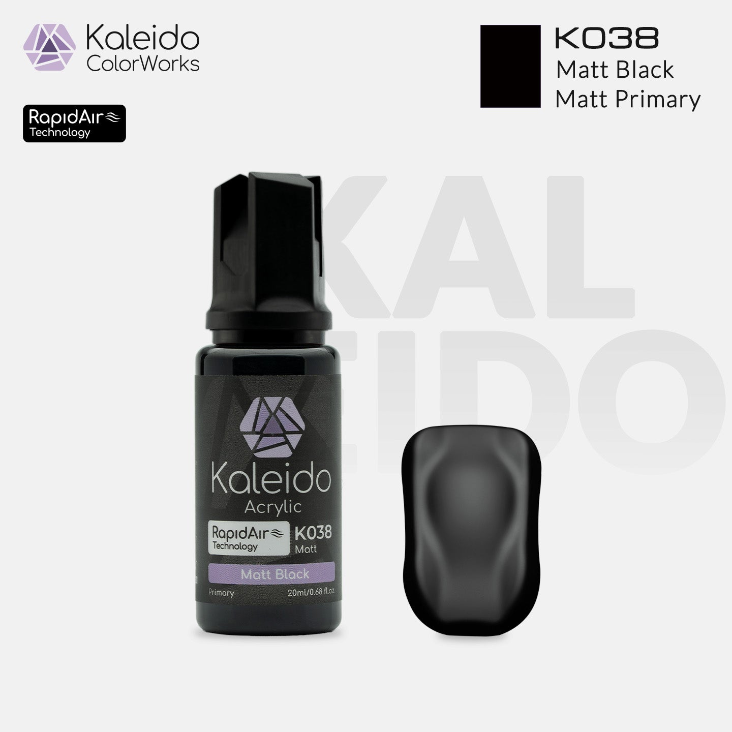 K038 マットブラック 20ml