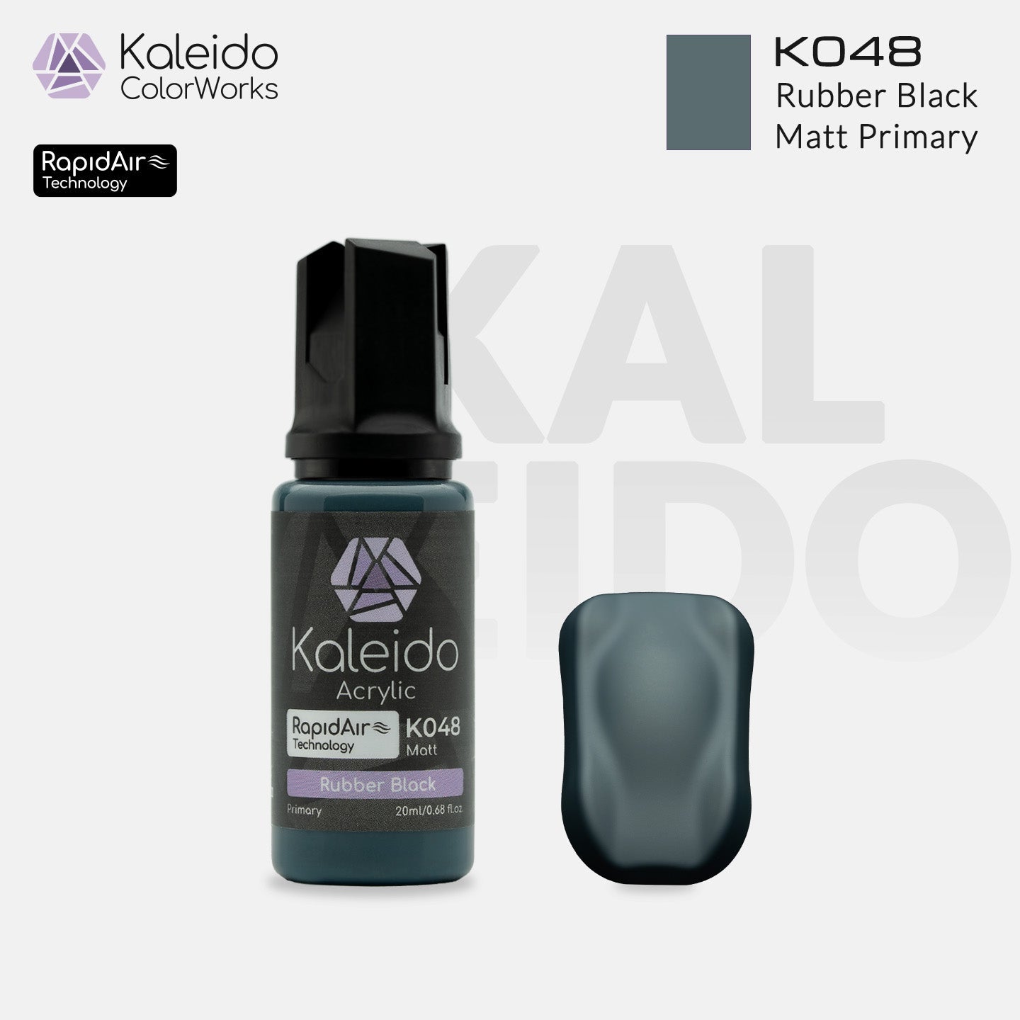 K048 ラバーブラック 20ml