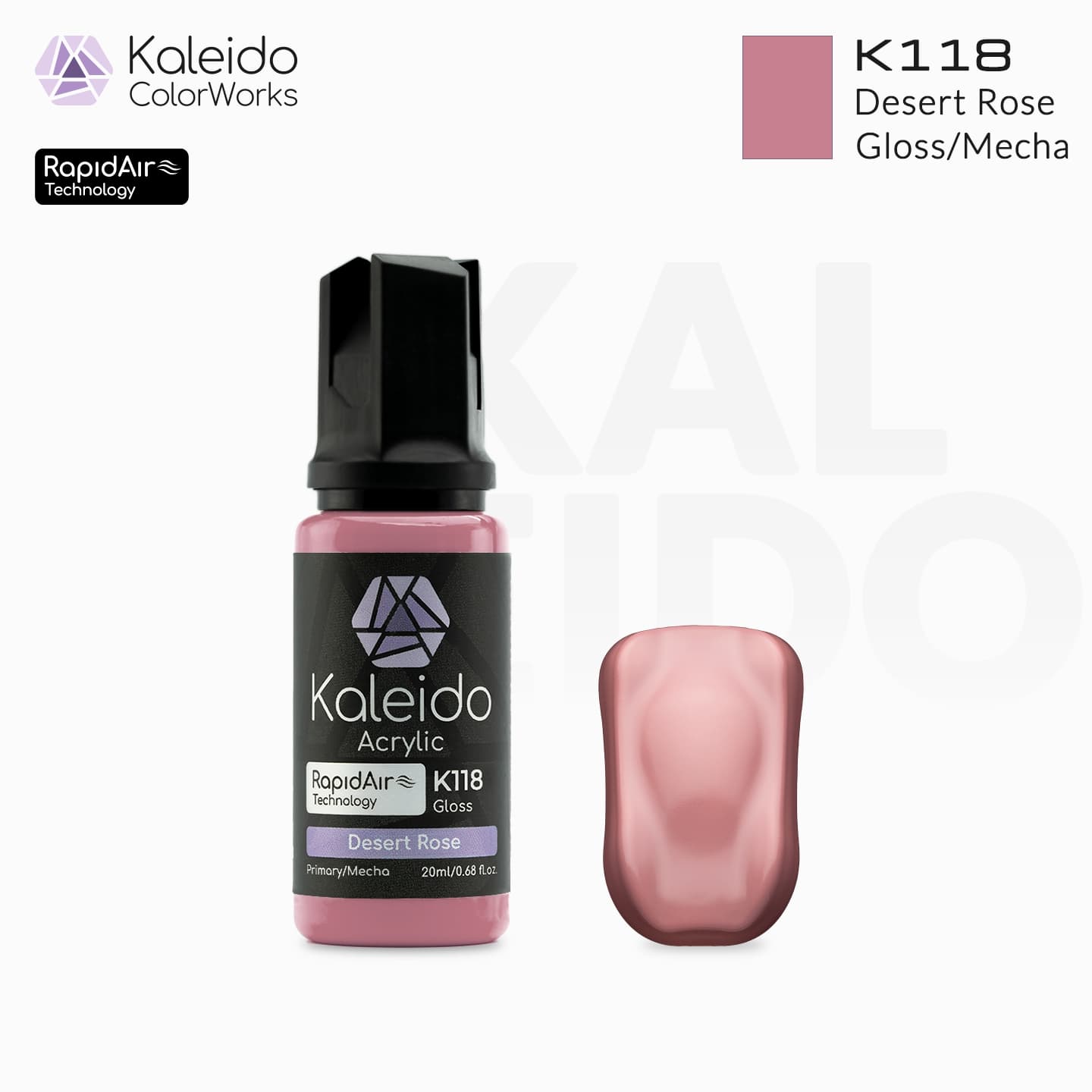 カレイドカラーワークス 水性塗料 K114 ダークアズール 20ml