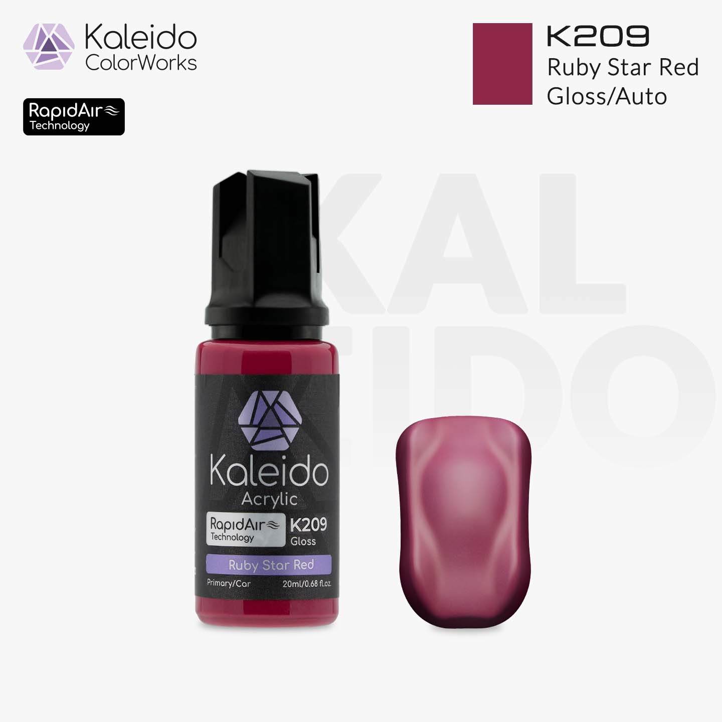K209 ルビースターレッド 20ml