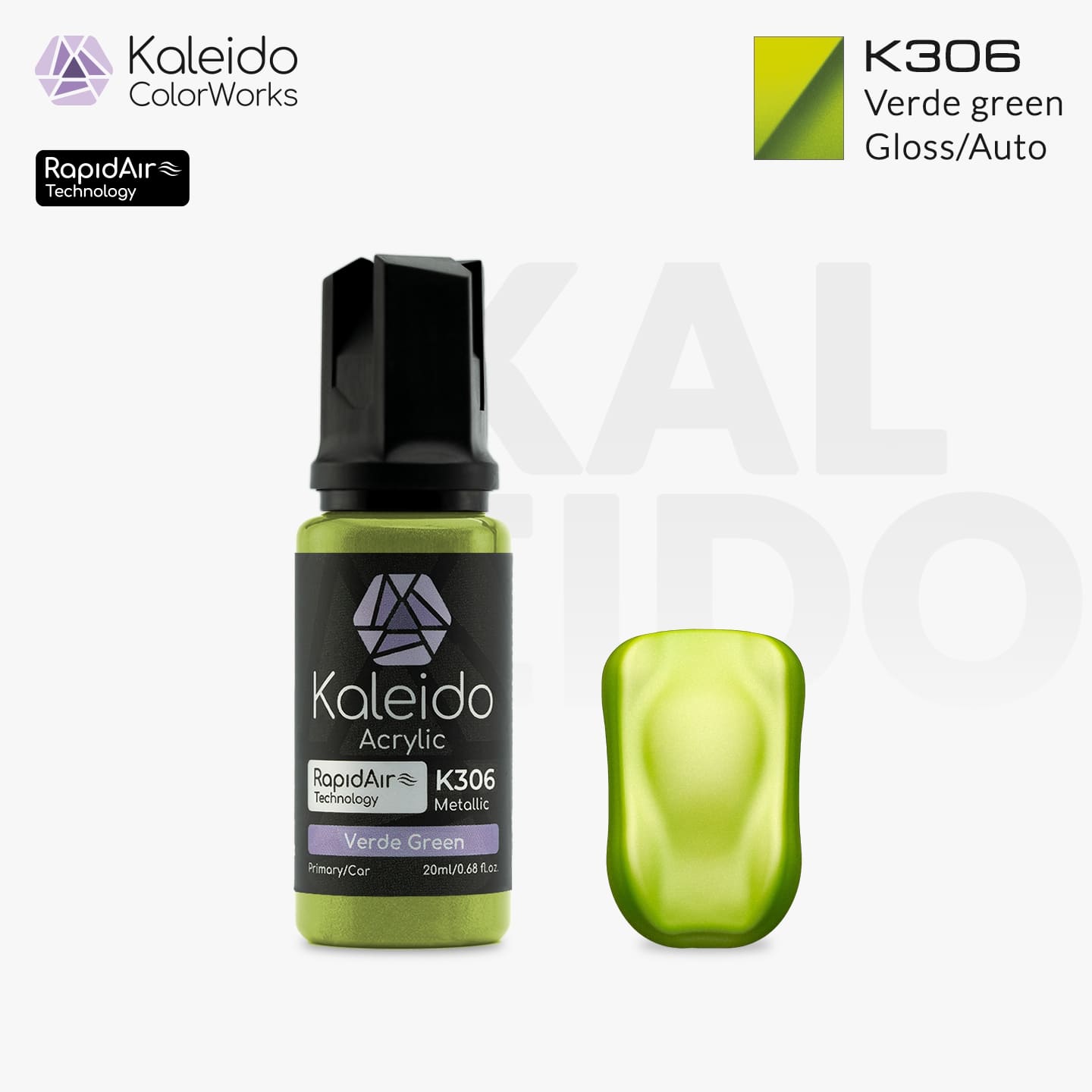 カレイドカラーワークス 水性塗料 K313 メタリックブルーグレー 20ml