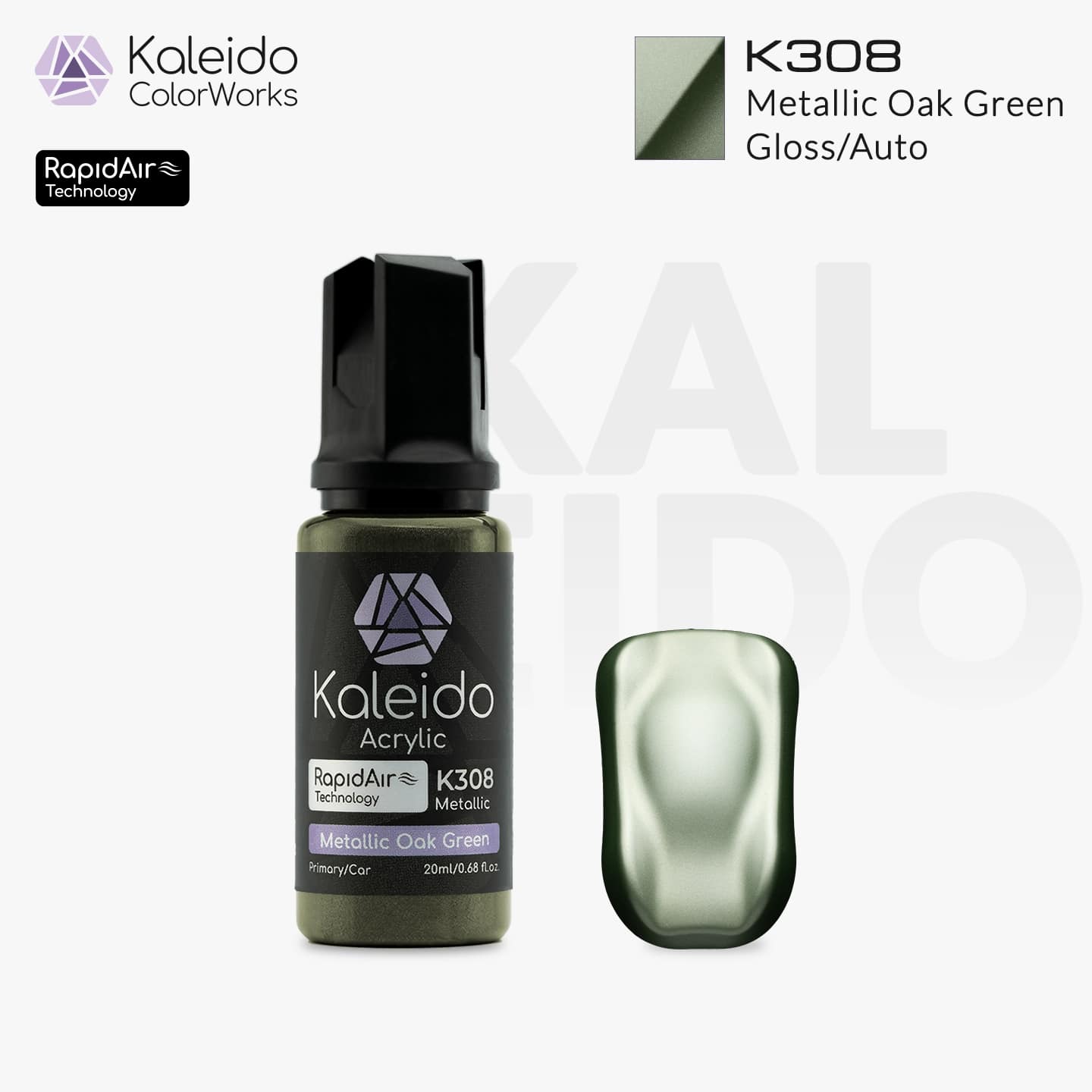 K308 メタリックオークグリーン 20ml