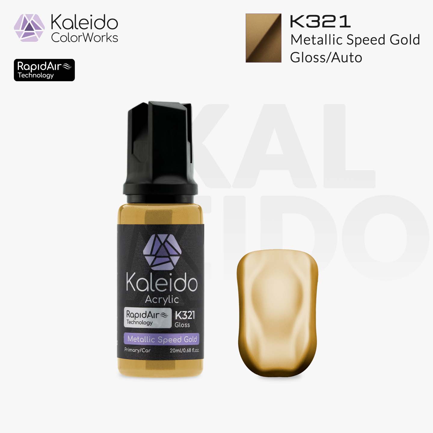 K321 メタリックスピードゴールド 20ml