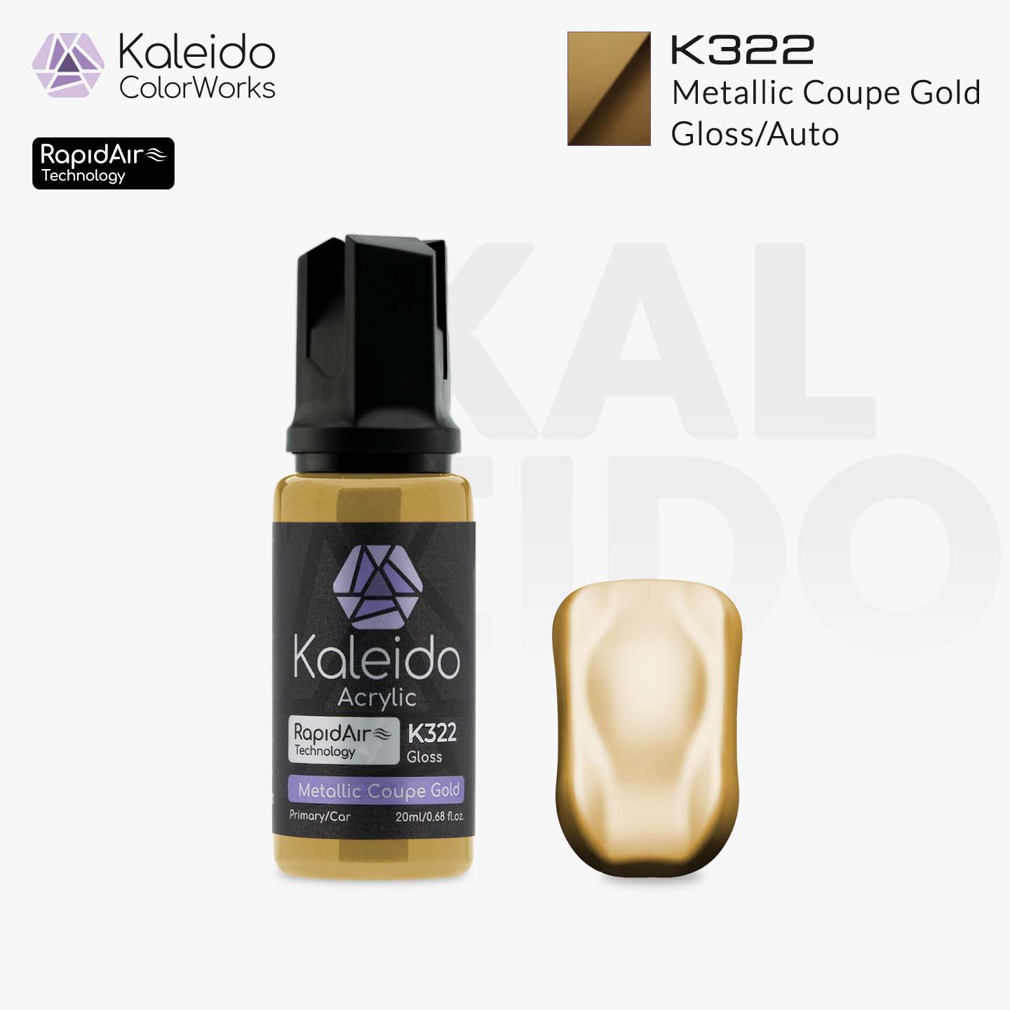 K322 メタリッククーペゴールド 20ml