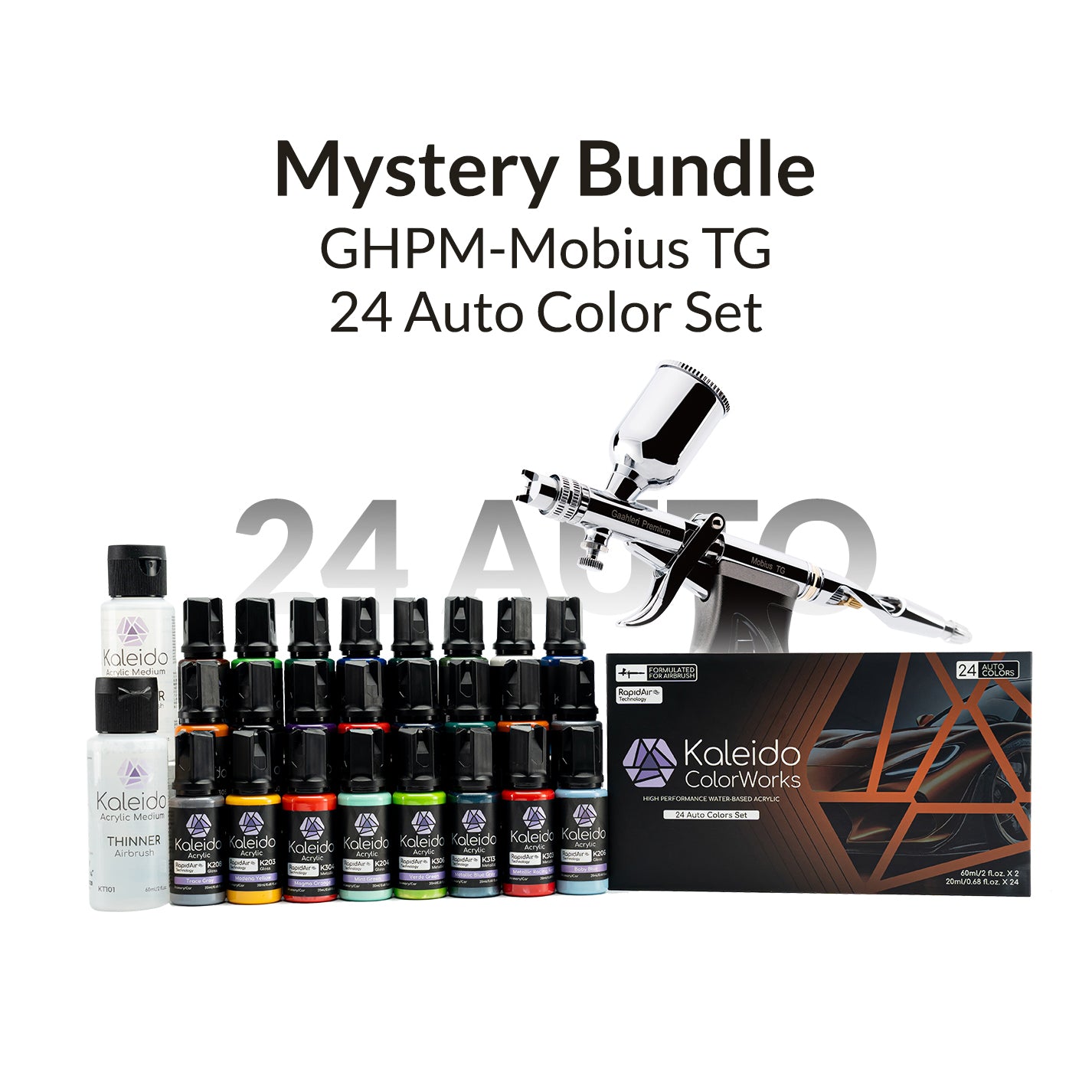 GHPM-Mobius TG 0.5mm + 24 Auto Colors Set